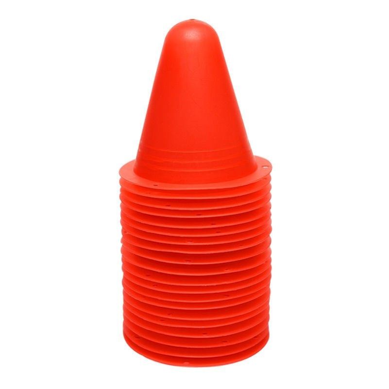 Ten red domes
